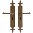Levers on backplate