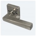 Square Rose With Reed Lever White Bronze Brushed