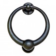 Round plate in silicon bronze dark