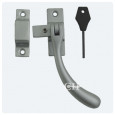 Satin Chrome Locking Hook Plate