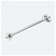 satin chrome cabin hooks