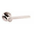 dual finish nickel lever door handles