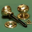 cottage door knobs brass