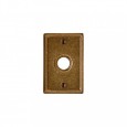 Stepped plate in silicon bronze medium