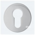 euro profile lock escutcheon satin chrome