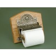 victorian toilet roll holder nickel