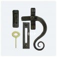 Right hand monkeytail window fastener