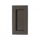 100mm Sliding or Pocket Door Flush Pulls Matt Bronze