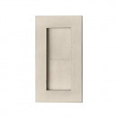 100mm Sliding or Pocket Door Flush Pulls Satin Nickel