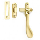 Spoon Casement Fastener in Nickel Chrome Brass and Bronze