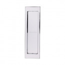 197mm Pocket Door Flush Pulls Polished Chrome