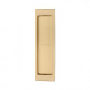 197mm Pocket Door Flush Pulls Satin Brass