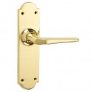 Croft Brockton Latch Lever Handles Brass Bronze Chrome Nickel