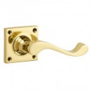 Croft Lichfield Lever Handles in Brass Bronze Chrome or Nickel