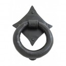 Ring Door Knocker in External Black