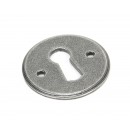 Round Keyhole Or Euro Escutcheon Pewter