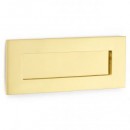 Croft Letter plate in Polished and Satin Brass Finishes