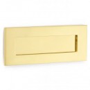 Croft Letter plate in Polished and Satin Brass Finishes