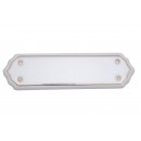 White Gold Line Porcelain Finger Plate