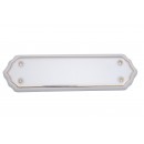 White Gold Line Porcelain Finger Plate