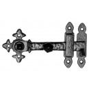 Kirkpatrick Surface Latch Bar in Black Argent Or Pewter Finish
