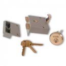 Union Deadlocking Nightlatch Lock In Brass