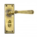 Anvil Newbury Lever Handles On Bathroom Backplate