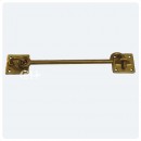Heavy Cabin Hook Long in Black Brass Bronze Chrome Nickel 