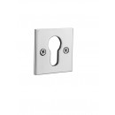Aldaba Innova Square Escutcheons.  Keyhole or Euro.