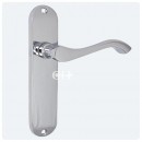 Andros Short Latch Lever Door Handle in Chrome