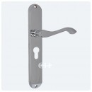 Andros Long Euro Lever Door Handle in Chrome