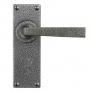 Stonebridge Arundel Hand Forged Steel Levers On Latch Backplate