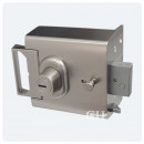 Banham Automatic Deadlocking Rim Latch Satin Chrome