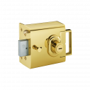 Banham Automatic Deadlocking Rim Latch Polished Brass