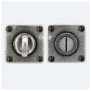 Finesse Design Pewter Square Bathroom Turn And Release
