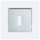 Square Escutcheon Satin Chrome