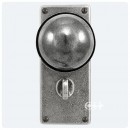 Finesse Design Pewter Beamish Knobs on Jesmond Bathroom Backplate