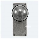 Finesse Design Pewter Beamish Knobs on Jesmond Latch Backplate