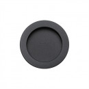 Round Pocket or Sliding door Flush Pulls Black