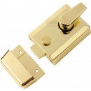 York Polished Brass Rim Nightlatch