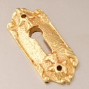 Brassart Early Georgian Escutcheon in Brass Bronze Chrome or Nickel