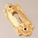 Brassart Early Georgian Escutcheon in Brass Bronze Chrome or Nickel