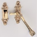 Brassart Georgian Casement Fastener in Brass Bronze Chrome or Nickel