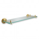 Brassart Constable Bathroom Shelf on Roses Brass Bronze Chrome or Nickel