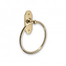 Brassart Constable Towel Ring on Plate Brass Bronze Chrome or Nickel