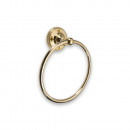 Brassart Princess Towel Ring on Rose Brass Bronze Chrome or Nickel