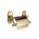 Brassart Princess Toilet Roll Holder on Plate Brass Bronze Chrome or Nickel