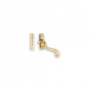 Brassart Beaded Casement Fasteners Brass Bronze Chrome or Nickel