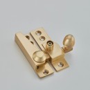 Croft Acorn Sash Fastener in Brass Bronze Chrome or Nickel