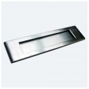 Croft Letter Plate in Nickel and Chrome Finishes